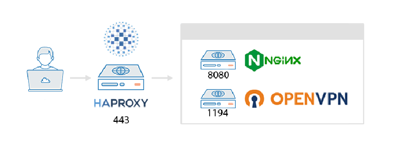 Featured image of post Запуск HTTPS і OpenVPN на одному порту 443 за допомогою балансувальника навантаження HAProxy